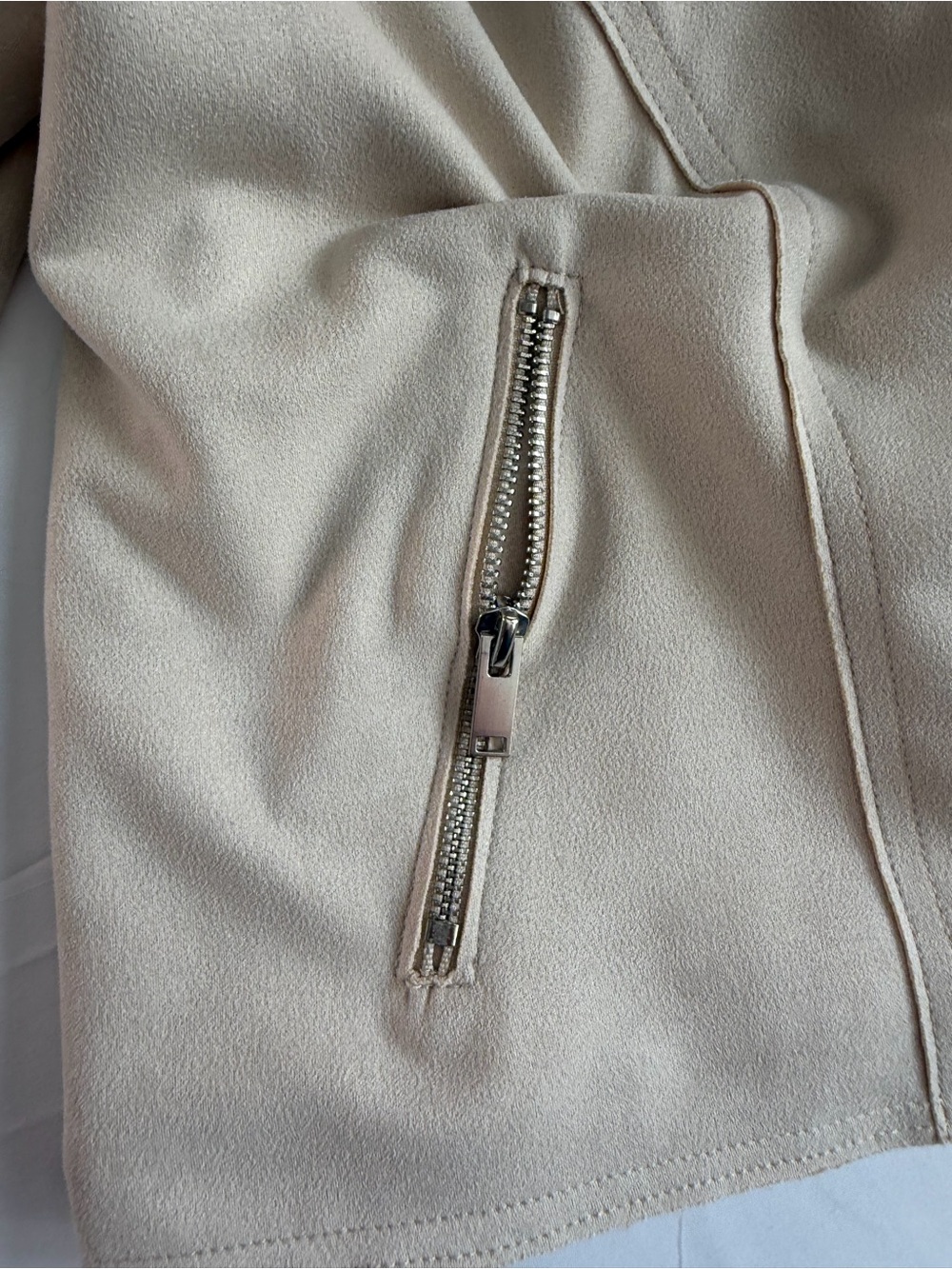 Philosophy Cream Soft Moto Jacket - Picture 10 of 10